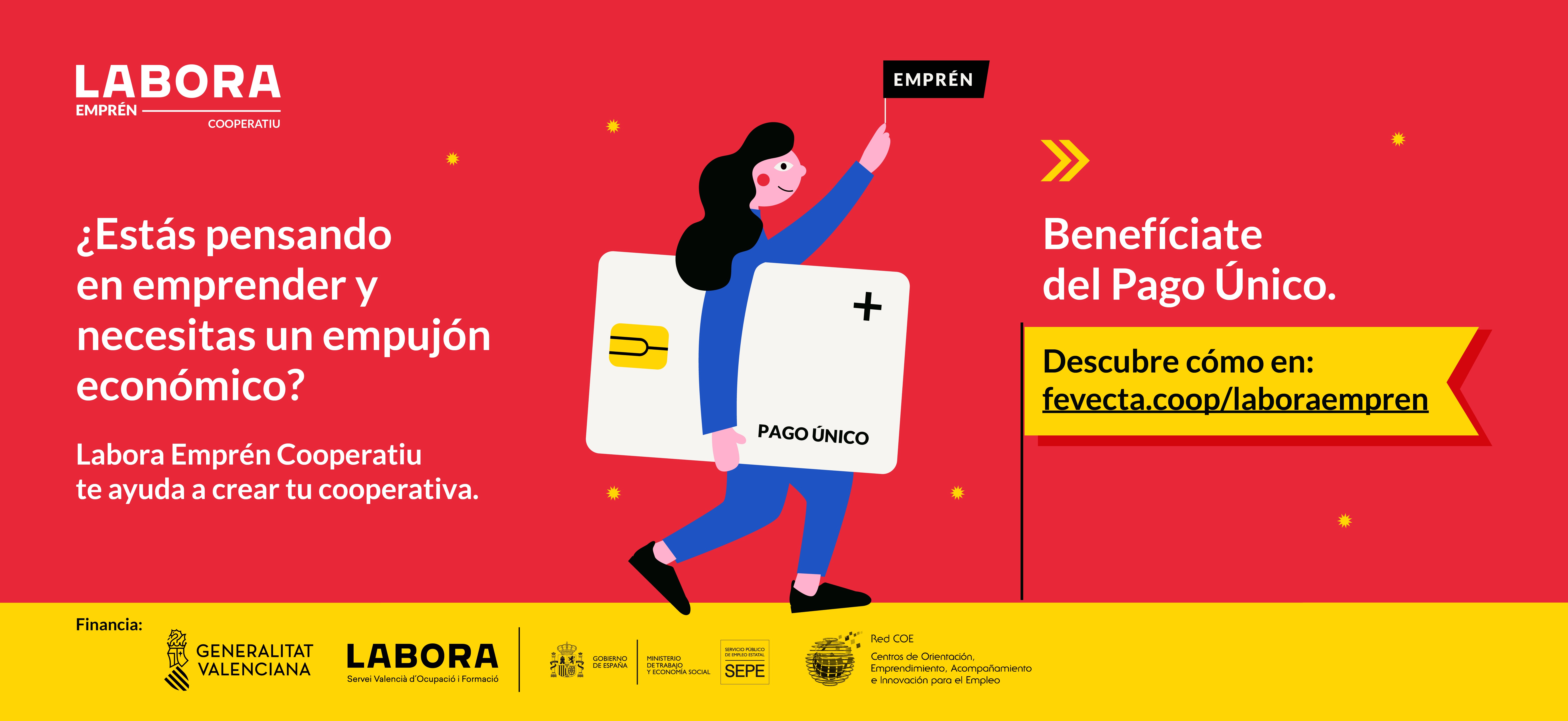 FEVECTA divulga a través de los Espais Labora cómo emplear la herramienta del Pago Único para emprender en cooperativa